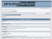 Tablet Screenshot of drivingforfun.org